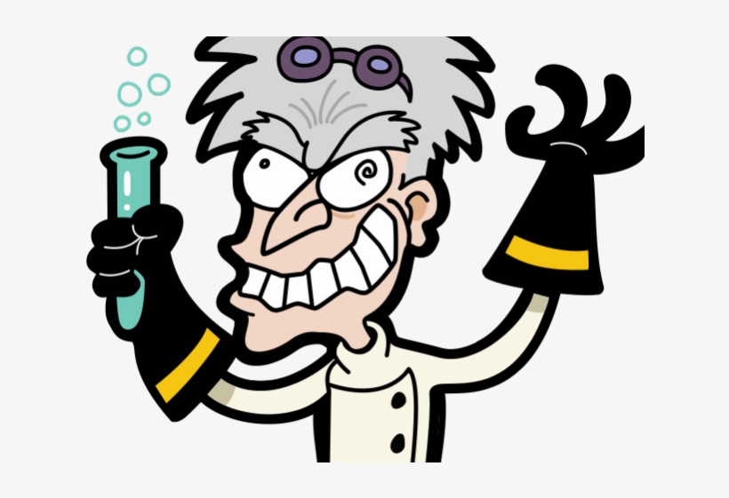 Brain Clipart Transparent Background - Mad Scientist, transparent png #4826539