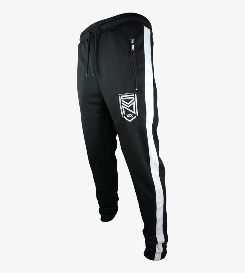 Crest Logo Black Tracksuit Bottoms - Crest, transparent png #4826613