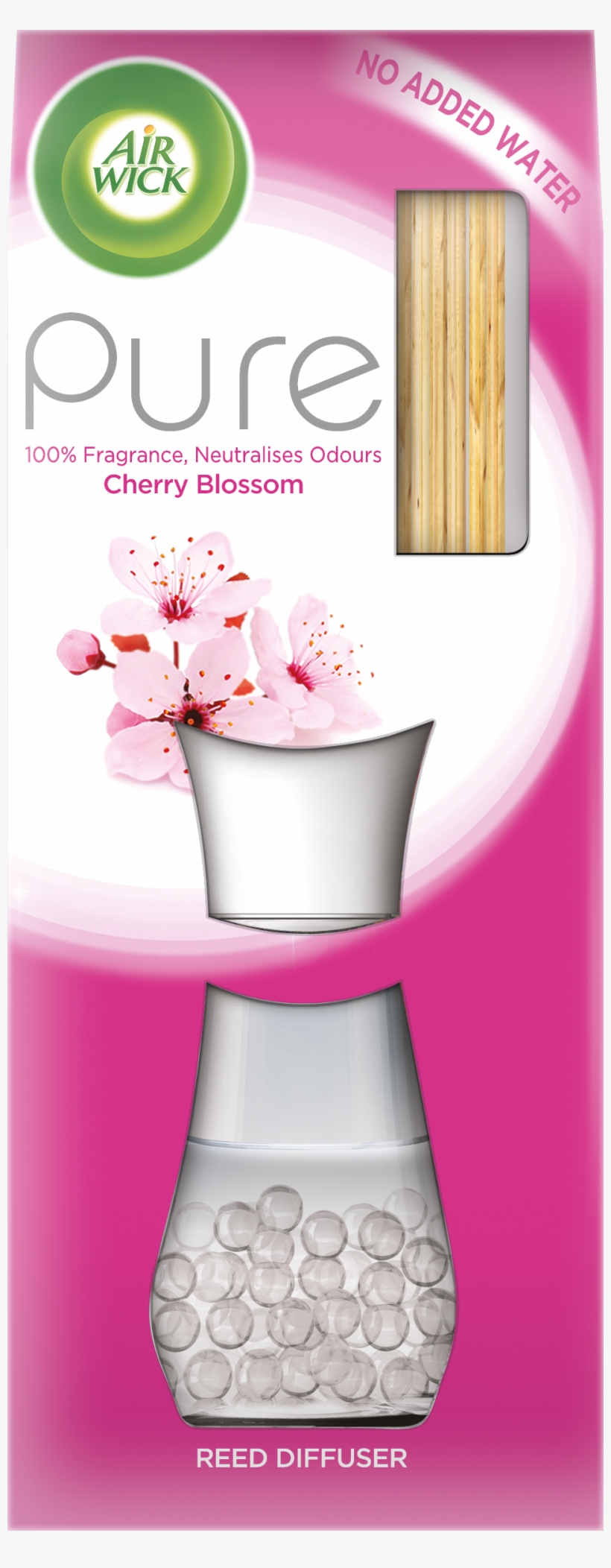 Air Wick Pure Cherry Blossom Room Spray 250 Ml, transparent png #4828103