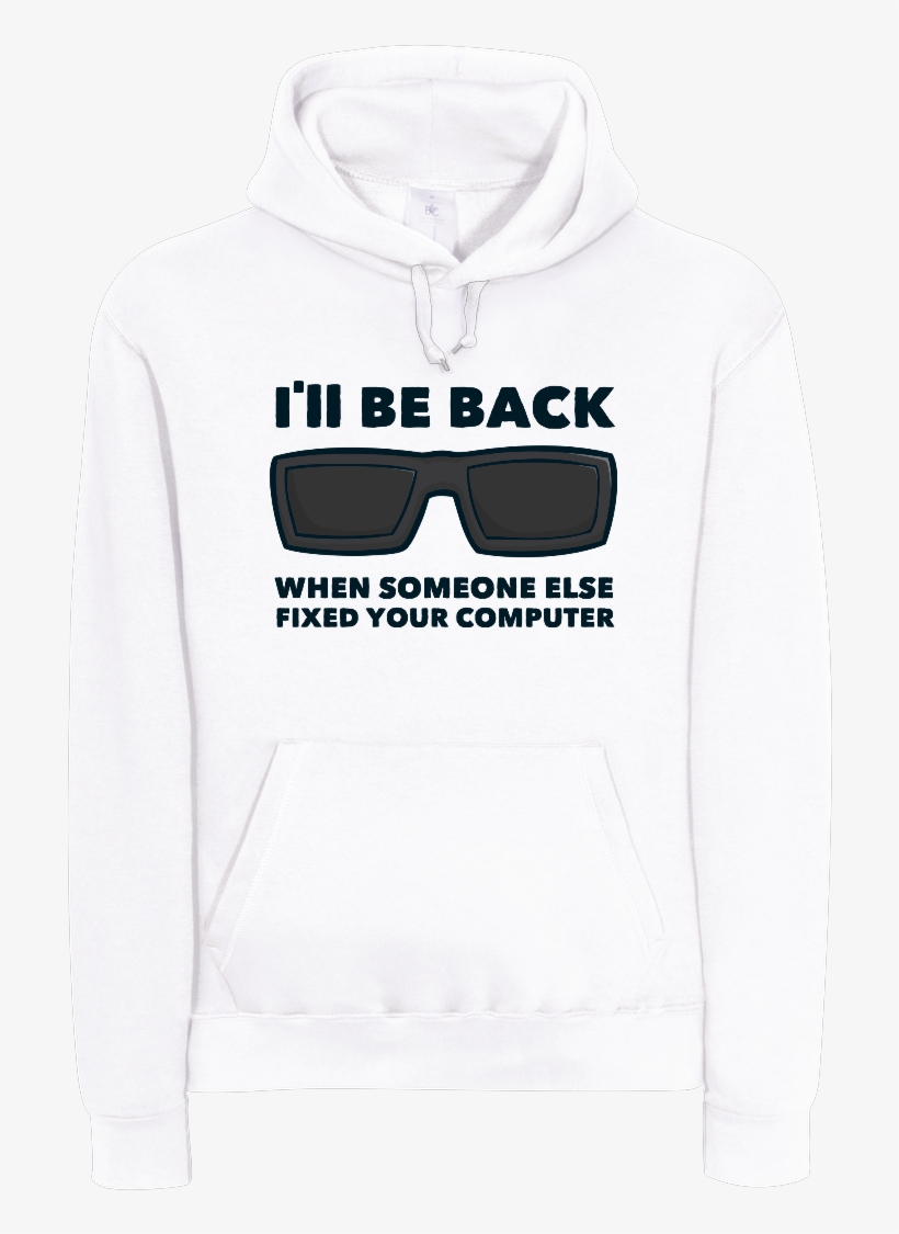 Bender I'll Be Back Sweatshirt B&c Hooded - Epicstun Hoodie, transparent png #4828769