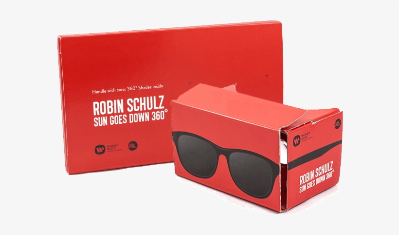 Google Cardboard Mailing For Music Industry Key Players - Robin Schulz: Sun Goes Down (feat. Jasmine Thompson)., transparent png #4828831