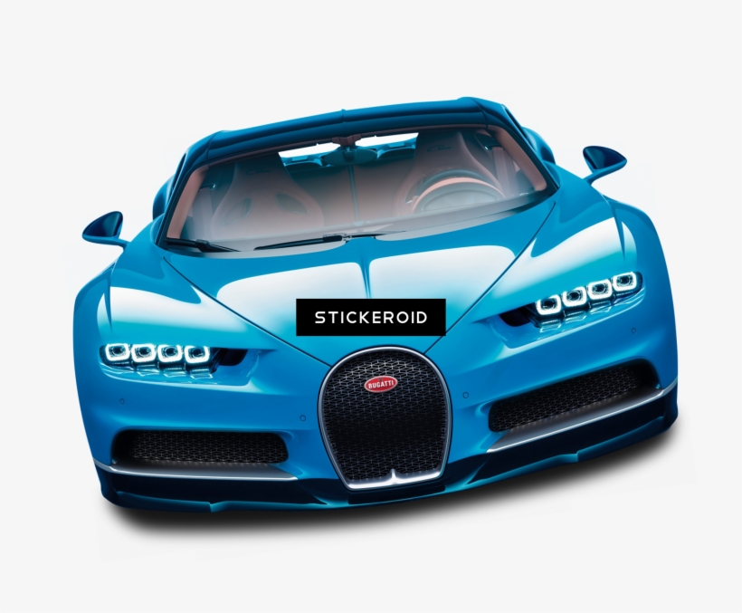 Bugatti Logo - Blue Bugatti Chiron Front Fan Hoodie, transparent png #4828966