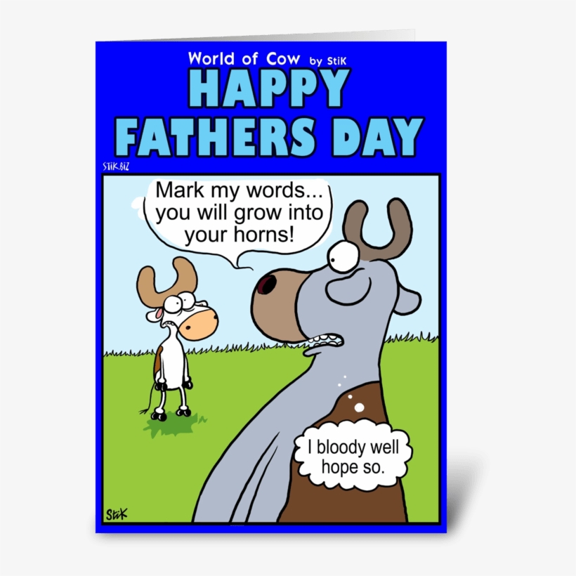You'll Grow Into Them Father's Day Card Greeting Card - Growing Pains Greeting Card, transparent png #4829434