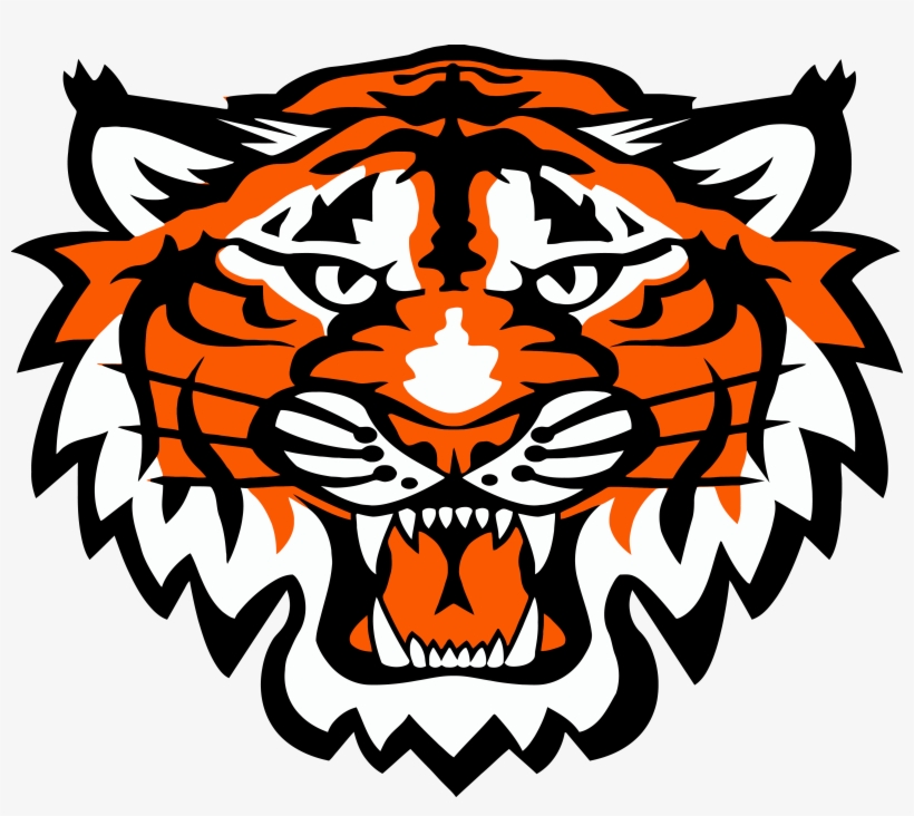 Tiiger Clipart Tiger Face - Tiger Mascot Clip Art, transparent png #4829526