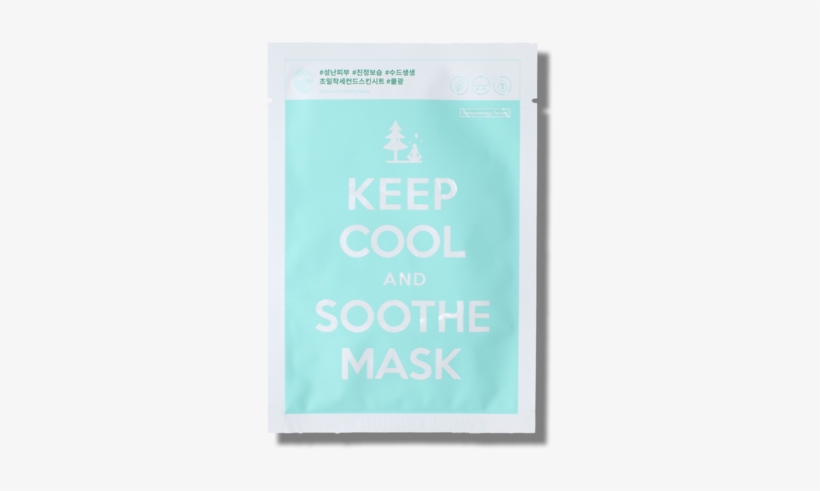 Keep Cool And Soothe Mask - Keep Calm And Carry, transparent png #4830301