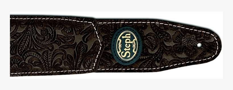 Leather Guitar Strap - Gt-1532 Brown - Tracolla Imbottita In Pelle Scamosciata, transparent png #4830438