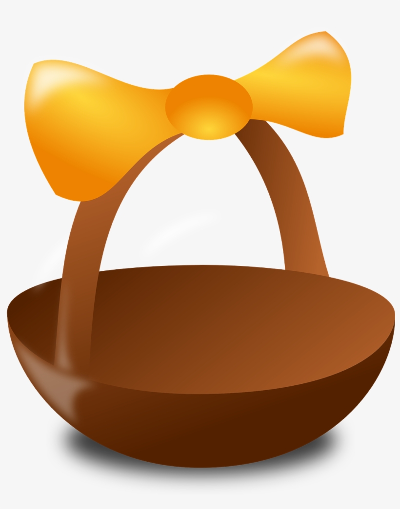 Easter Egg Basket Clip Art, transparent png #4830619