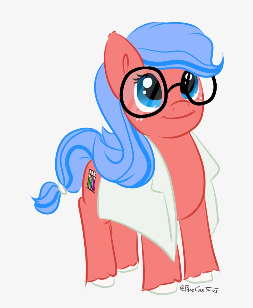 Pagecartoons, Clothes, Freckles, Glasses, Lab Coat, - Cartoon, transparent png #4830734