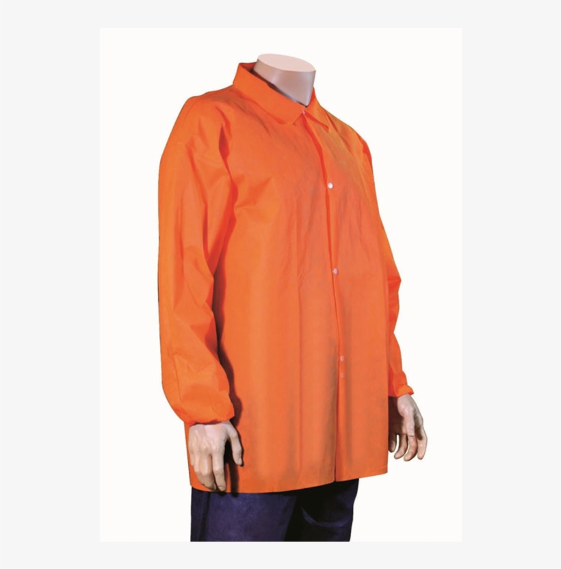 Spunbond Polypropylene Lab Jacket 2xl Or - Active Shirt, transparent png #4830809