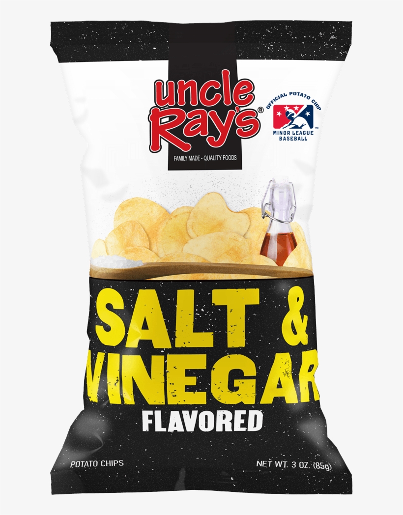 Discover More Uncle Ray's Flavors - Uncle Rays Salt And Vinegar Potato Chips - 3 Oz., transparent png #4832023