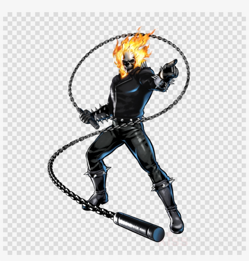 Download Ghost Rider Png Clipart Johnny Blaze Ultimate - Ghost Rider Character, transparent png #4832437