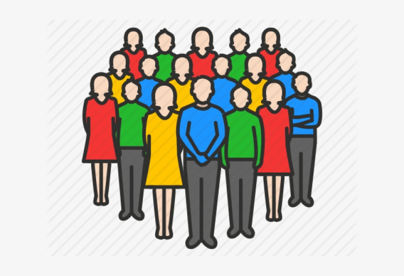 Crowd Of People Icon, transparent png #4832438