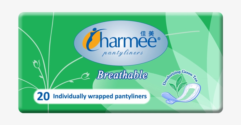 Deodorizing Green Tea - Charmee Feminine Protection, transparent png #4832499