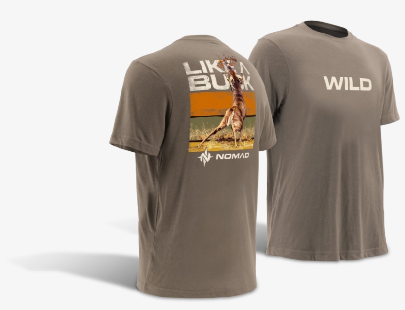 Ryan Kirby Nomad Wild Like A Buck Nomad - T-shirt, transparent png #4832626