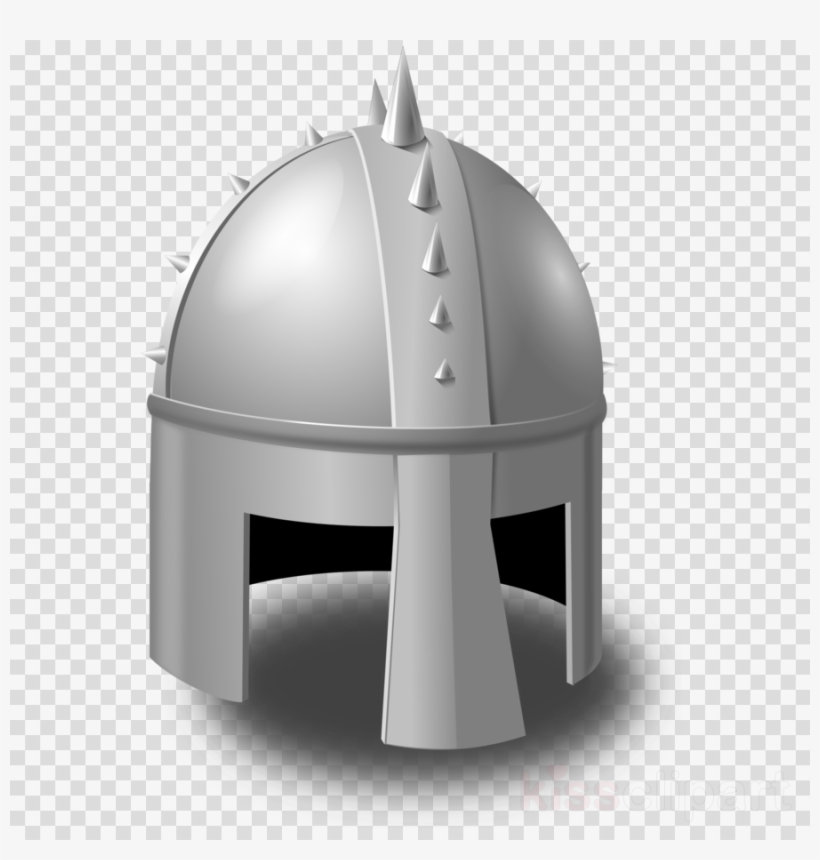 Cartoon Knight Helmet Clipart Middle Ages Knight Helmet - Casque De Chevalier Dessin, transparent png #4833189