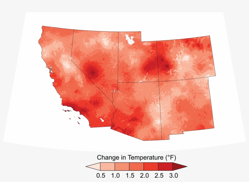 Temperatures Increased Across Almost All Of The Southwest - Flag, transparent png #4833263