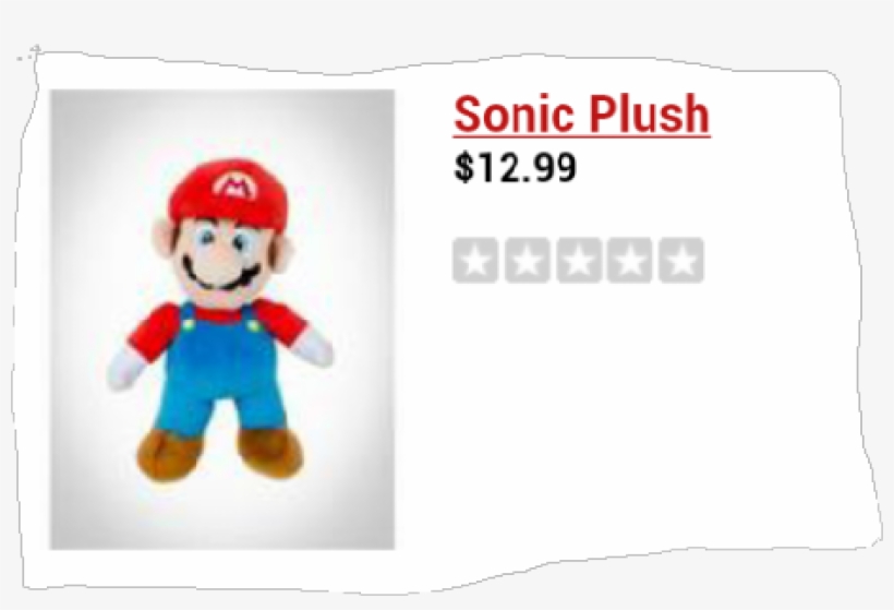 Hey Guys I Think I Found The Perfect Sonic Plush - Cartoon, transparent png #4833485