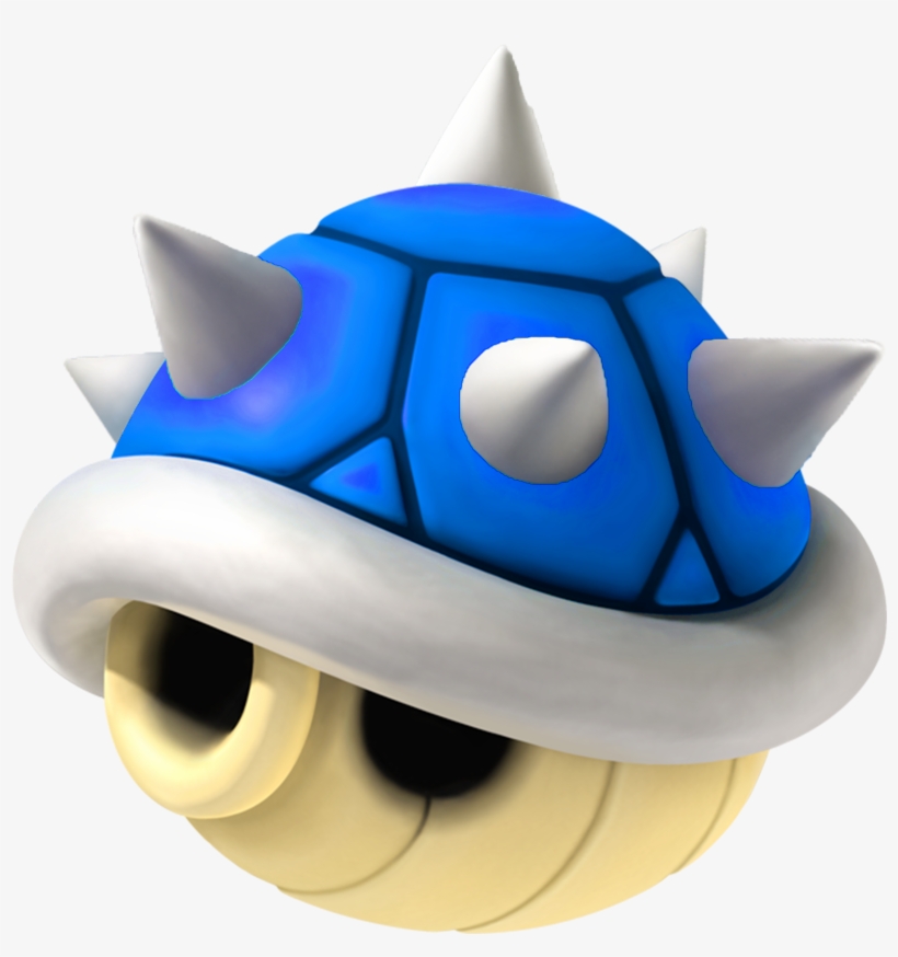 Nintendo Clipart Shell - Mario Kart Spiny Shell, transparent png #4833616