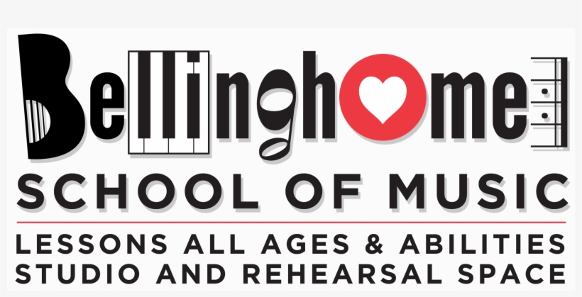 Bellinghomeschoolofmusic Logo Black Red Coda Text White - Graphic Design, transparent png #4834901