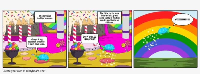 Billy The Turtle Gets Magical Powers From Some Weird - Candy, transparent png #4835064