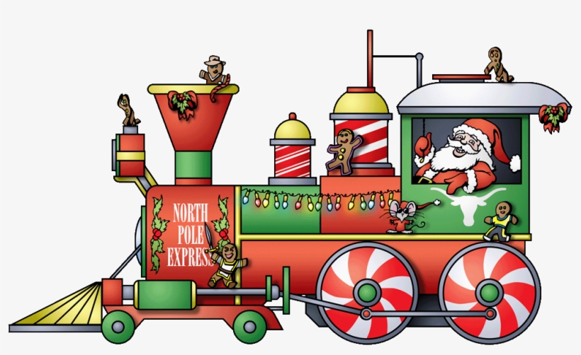 Site Builder Santa Claus Images, Santa Claus Clipart, - Dibujos De Trenes De Navidad, transparent png #4835298