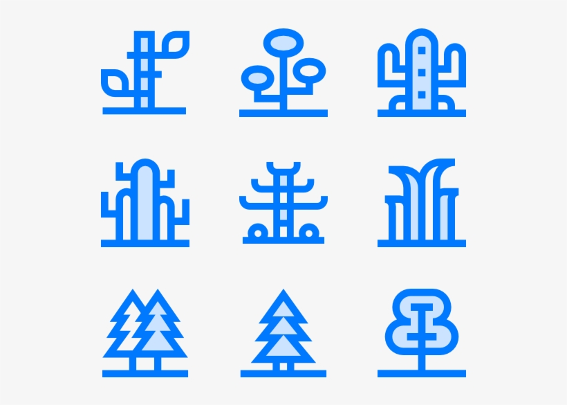 Trees - Icon, transparent png #4835329