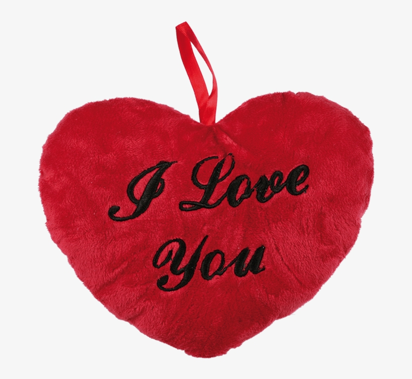 Bigbuy I Love You Heart Cushion (26 Cm) 90 Gr, transparent png #4835781