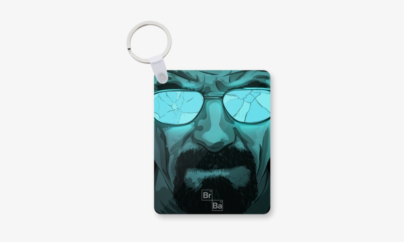 Breaking Bad Printed Keychain - Walter White Designer, transparent png #4836864