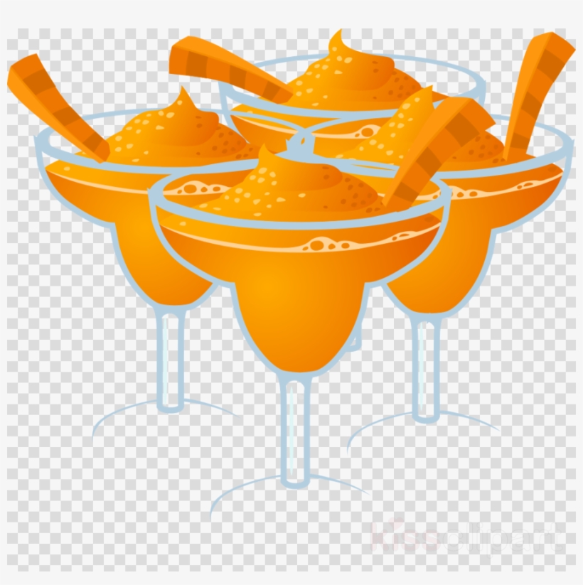 Clip Art Clipart Margarita Smoothie Orange Drink - Clip Art, transparent png #4836911
