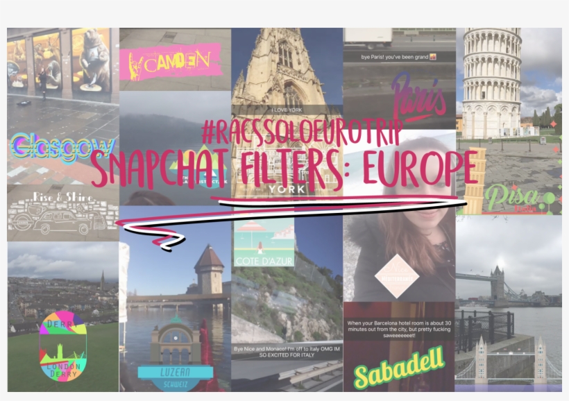 Snapchat Filters From The Uk And Europe - Kalendarz 2012 13pl Italia, transparent png #4837945