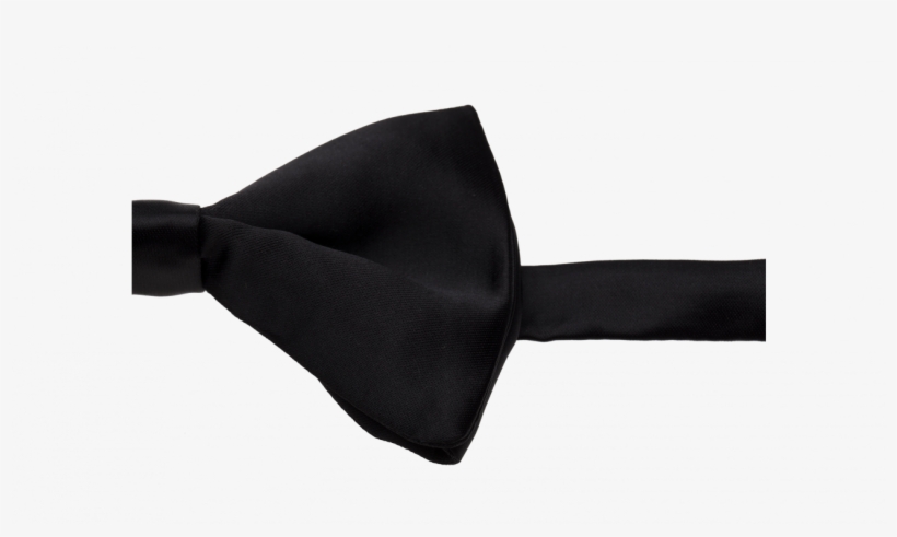 Black Bow Tie Black Bow Tie - Leather, transparent png #4838403