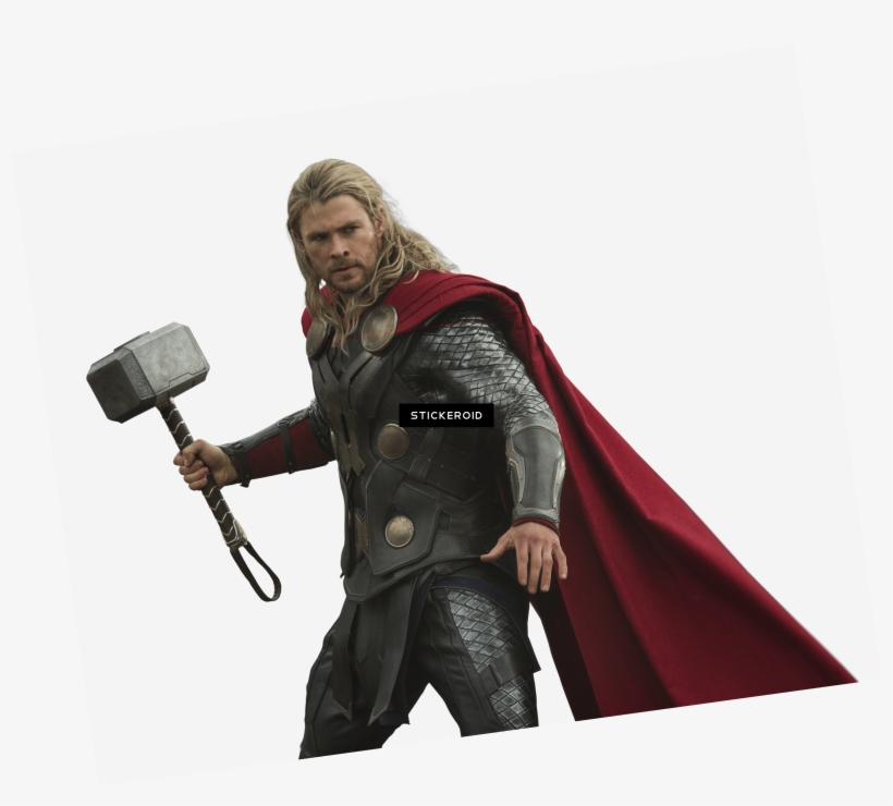 Thor Fighting - Thor The Dark World Hemsworth Movie 2013 16x12 Print, transparent png #4838907