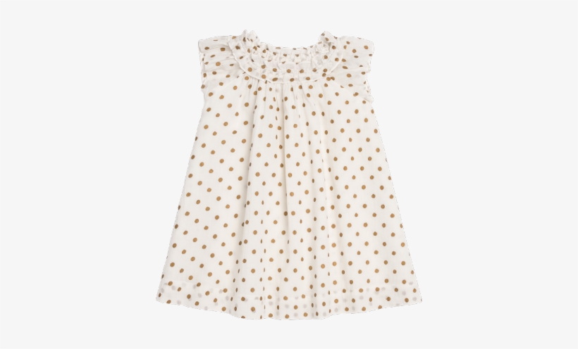 Goldina Dress Golden Dots - Dress, transparent png #4839276