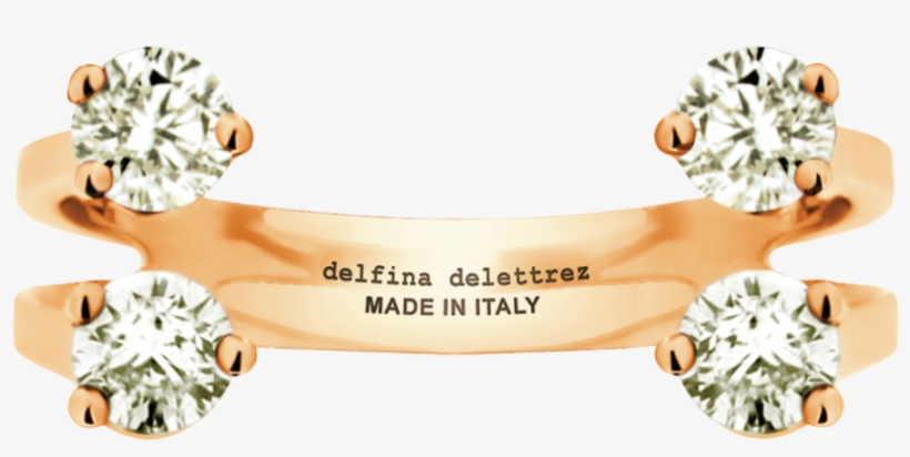 Rose Gold Dots Ring - Delfina Delettrez Rings, transparent png #4839440