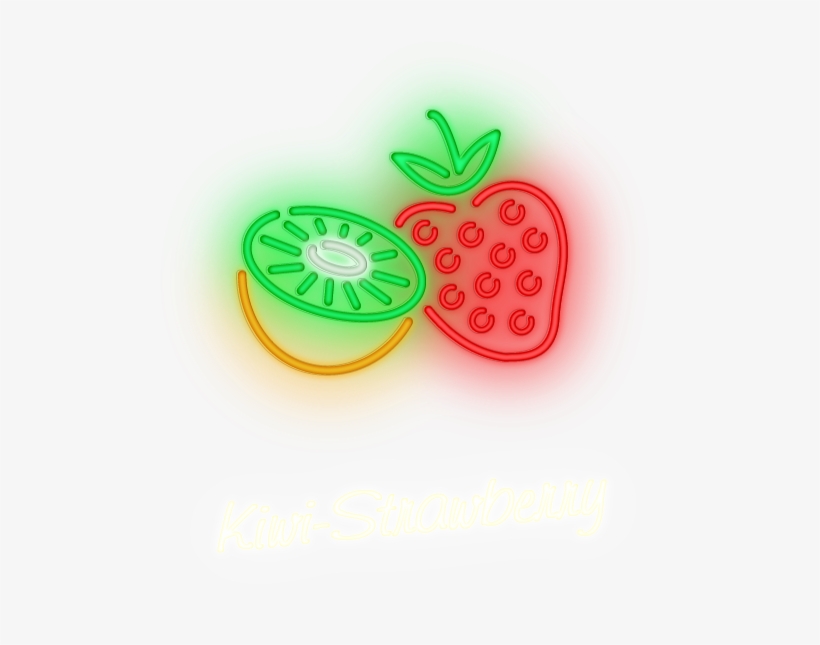 Delicious, Electric Flavors - Neon Strawberry Png, transparent png #4840319