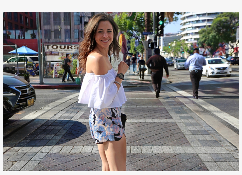 So Here We Are In Hollywood And We're Walking Round - Girl, transparent png #4841050