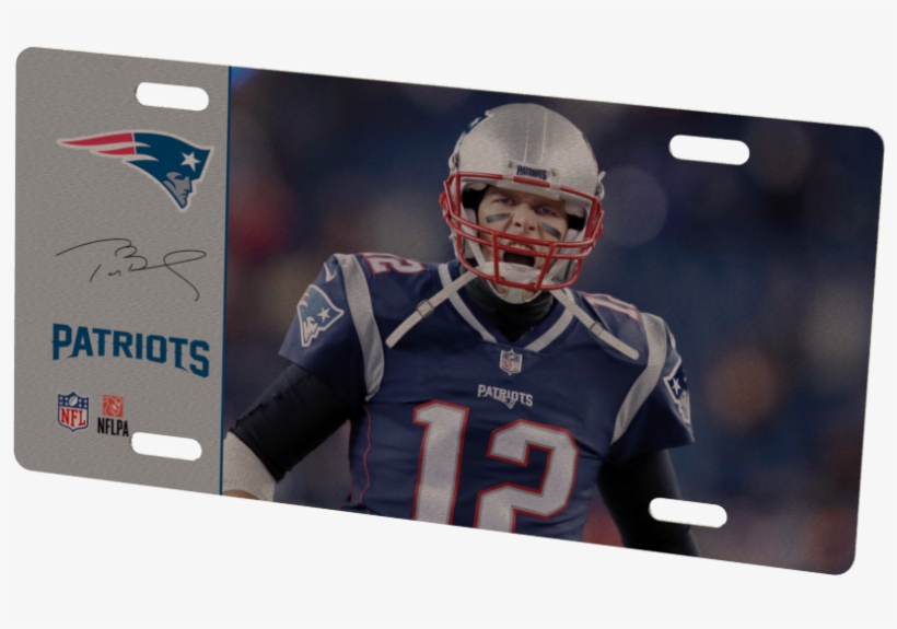 New England Patriots Tom Brady Metal Photo - New England Patriots, transparent png #4841377