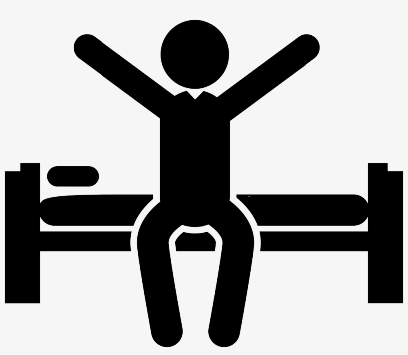 Png File Svg Waking Up Clipart Black And White Free Transparent PNG