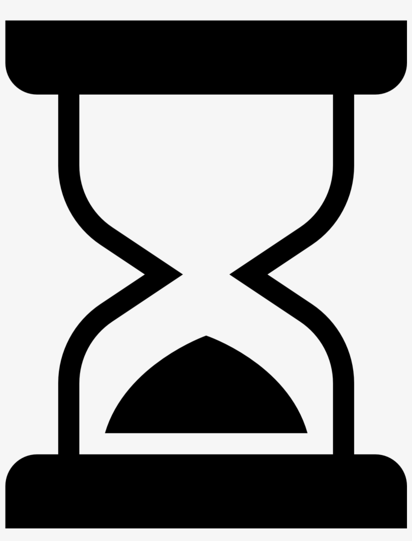 Hourglass Half Icons - Hourglass Clipart Png, transparent png #4842358