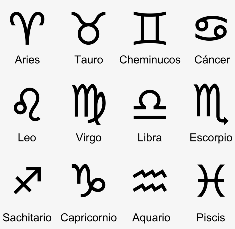 Open - Simbologia De Signos Zodiacales, transparent png #4842434