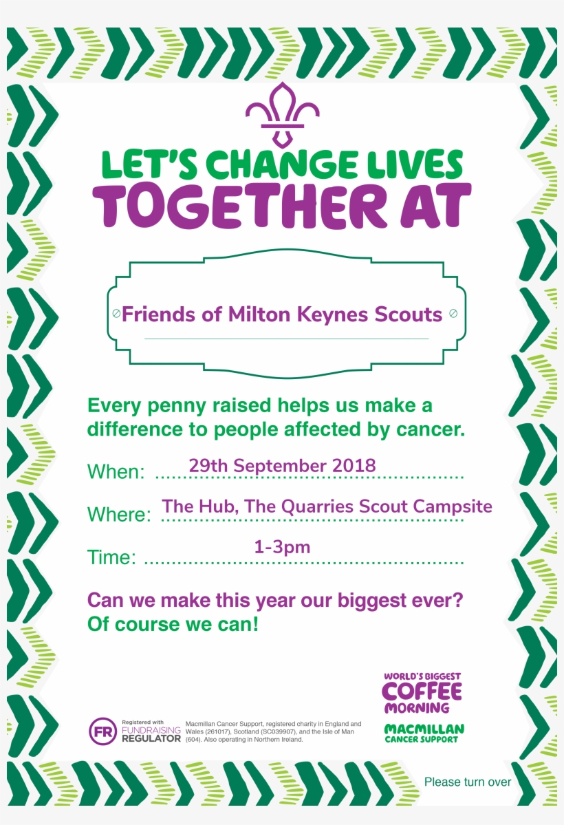 Milton Keynes District Scouts - Macmillan Coffee Morning 2018, transparent png #4842902
