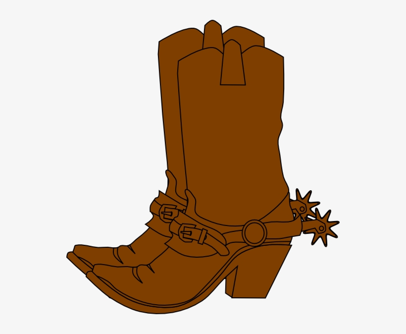 Wild West Boots Clip Art, transparent png #4843182