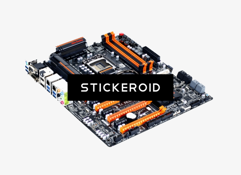 Motherboard - Gigabyte Z77x Up7, transparent png #4843685