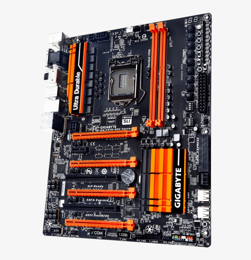 Latest Overclocking Programs, System Info, Benchmarking, - Gigabyte Ga-z97x-soc Force Lga 1150 Intel Z97 Hdmi, transparent png #4843963