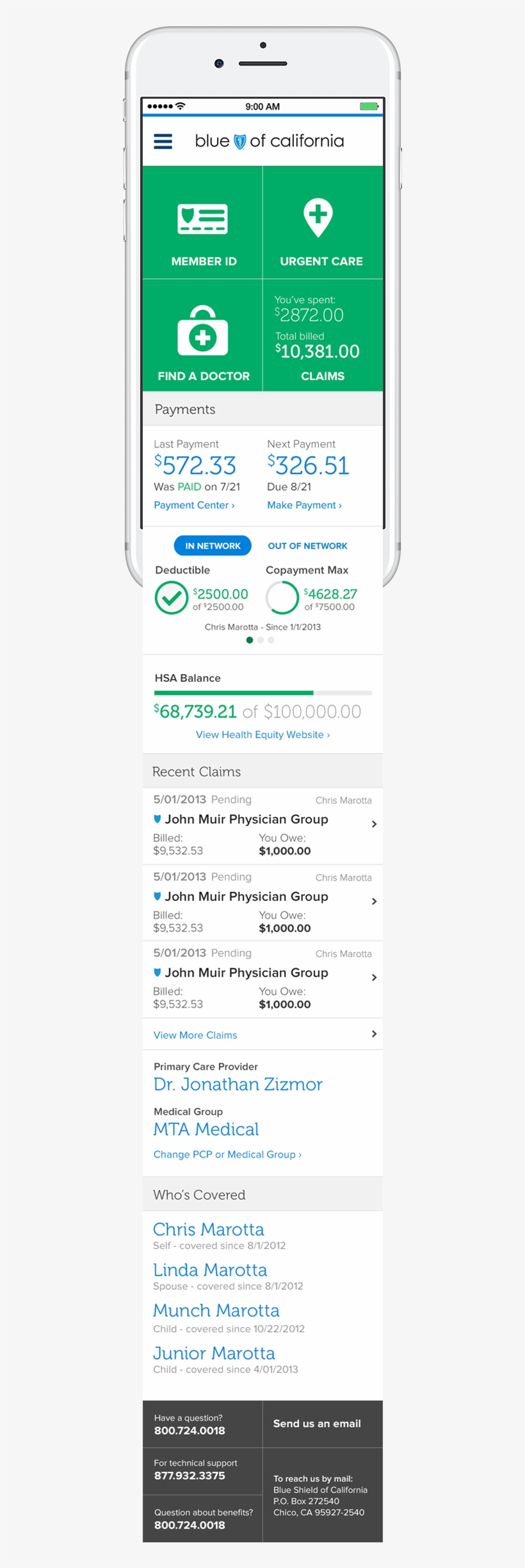 Blue Cross Of California Needed A Mobile App Redesign, transparent png #4844706