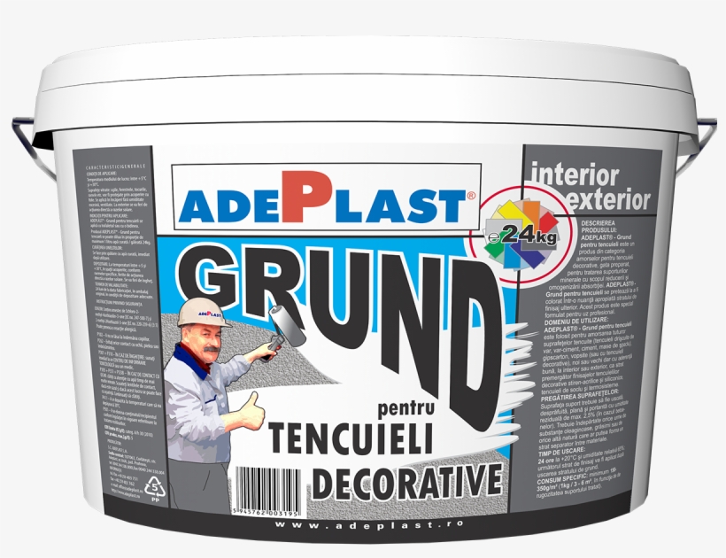 Adeplast Grund For Decorative Plasters - Adeplast, transparent png #4845019
