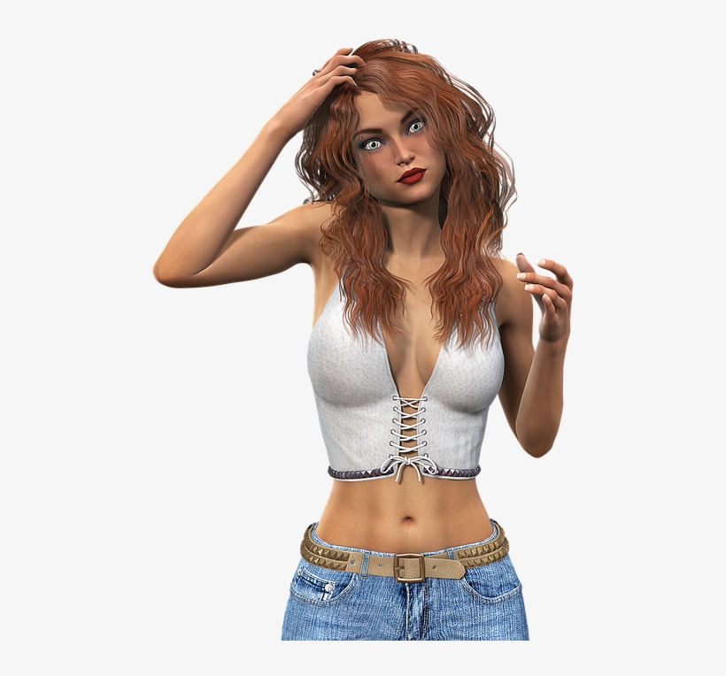 Woman, Long Hair, Beauty, Sexy, Clothing, Female - Girl, transparent png #4845708