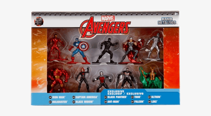 1 Of - Jada Toys Marvel Nano Metalfigs, transparent png #4846704