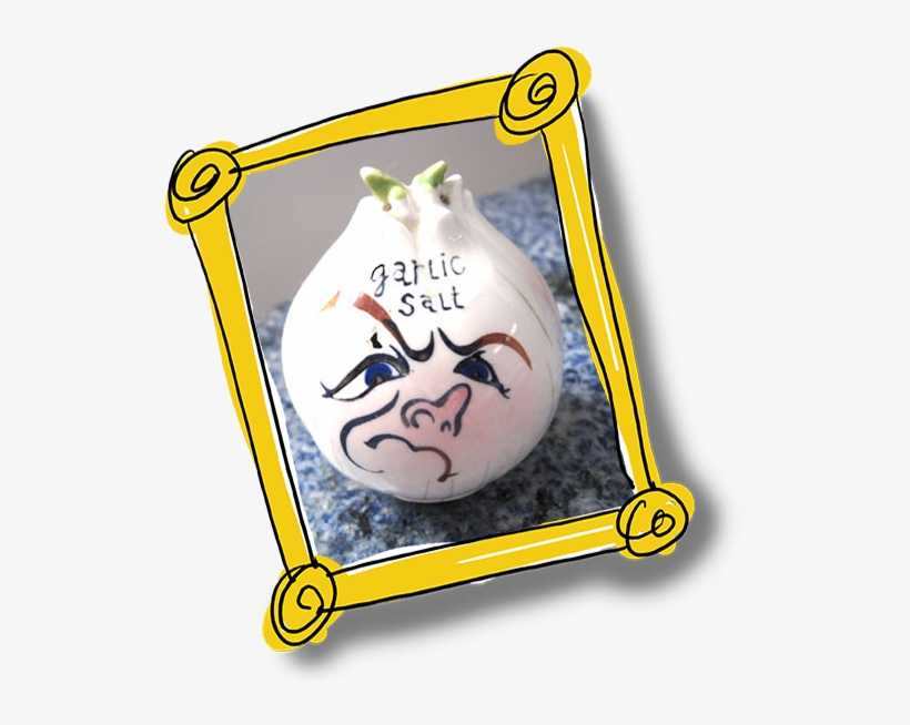 Garlic Salt Shaker From The Collection Of - Toothpick Charlie, transparent png #4847318