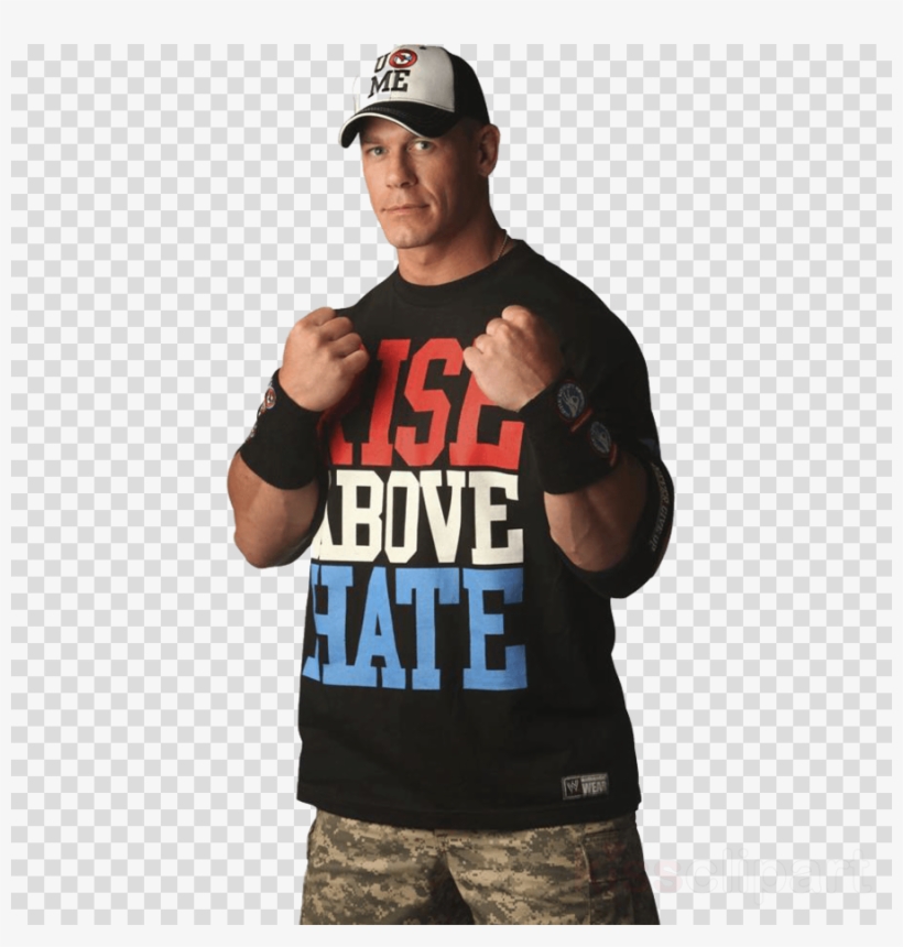 John Cena Transparent Clipart John Cena Wwe Raw Wrestlemania - John Cena Rise Above Hate, transparent png #4847655